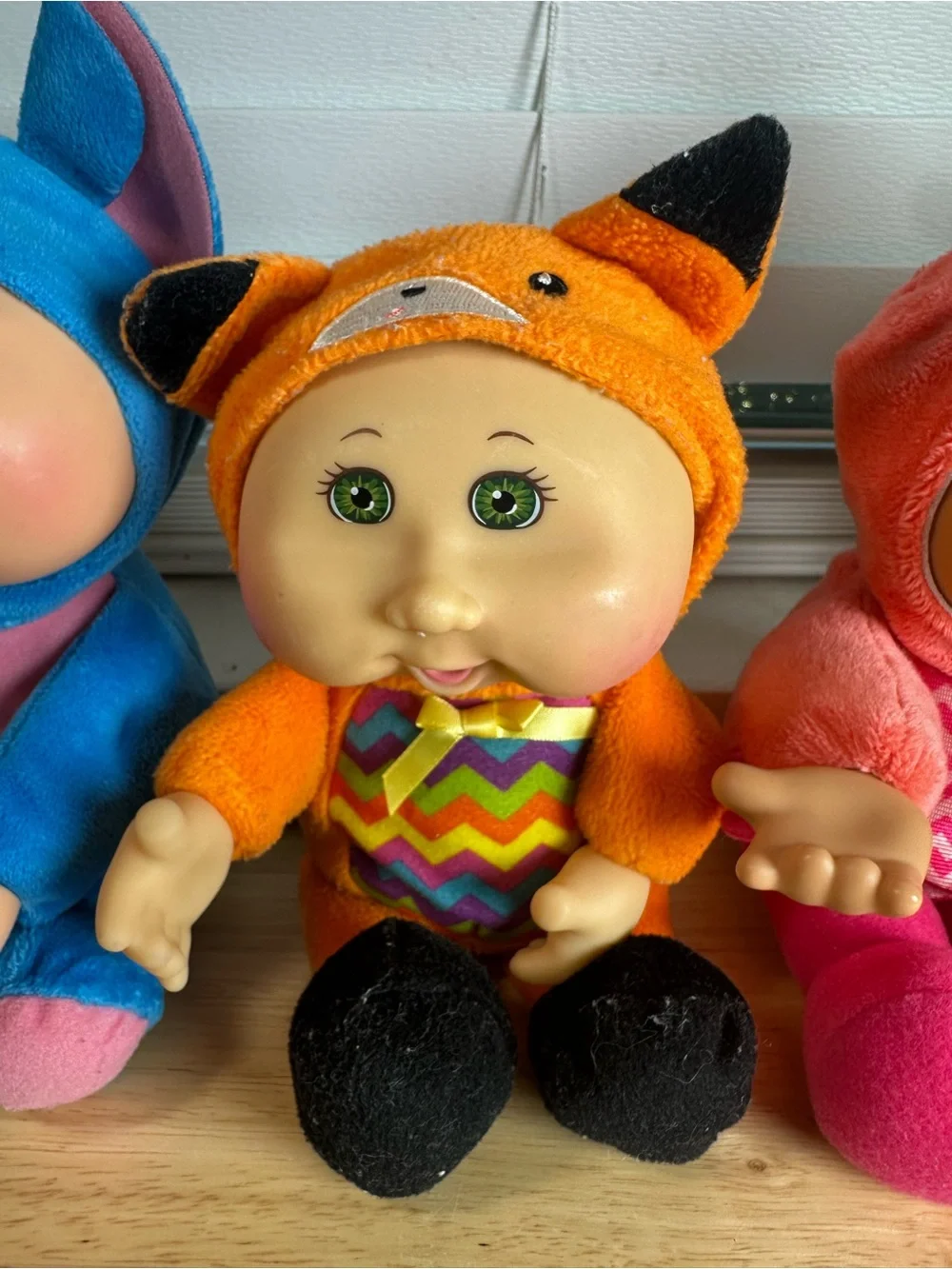 Set of four cabbage patch zoo and woodland cuties Character Baby Doll Set -